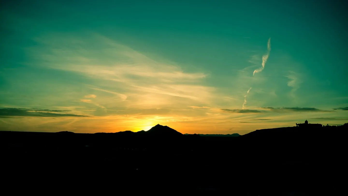Scenic Drive Overlook and Franklin Mountains