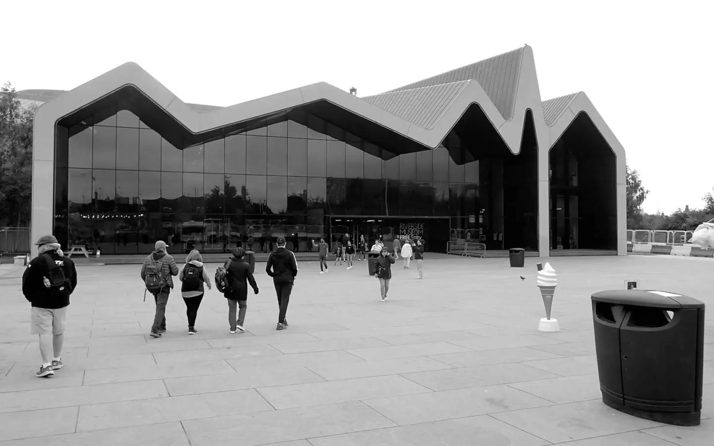 Riverside Museum and the Clyde walk