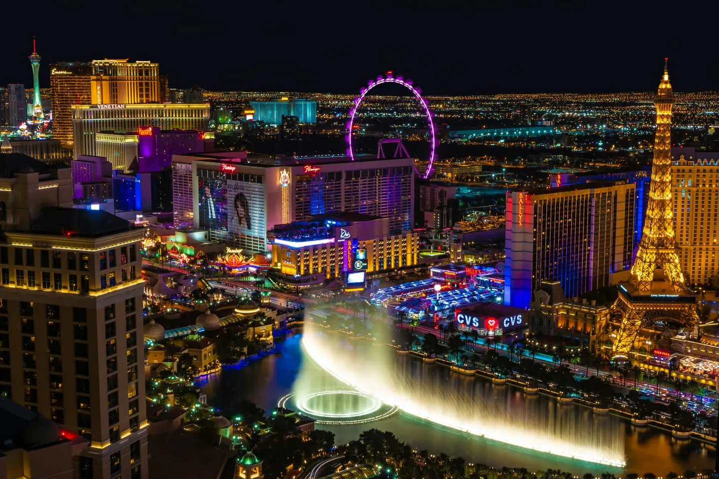 Fremont Street Experience and downtown