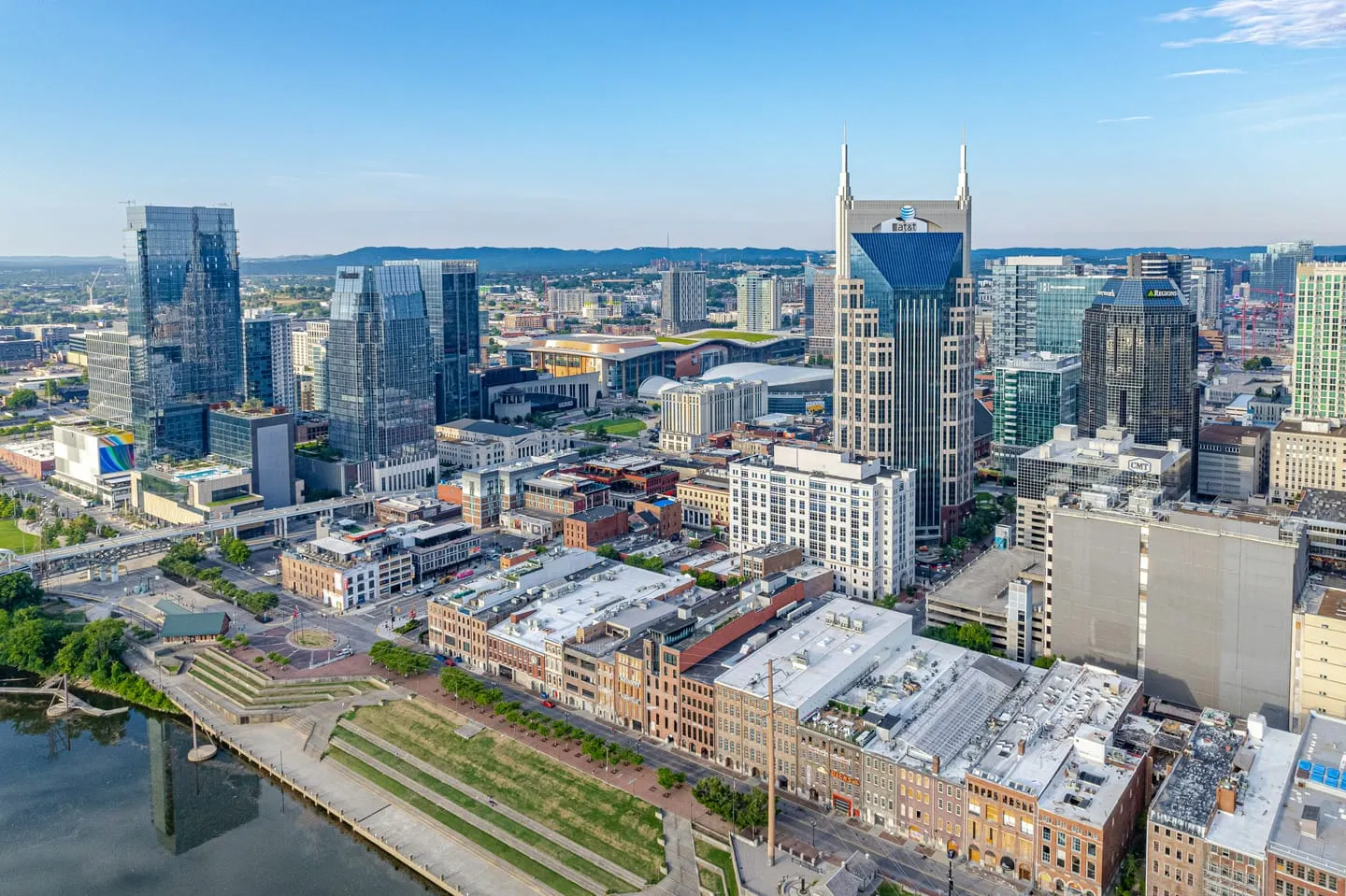 Lower Broadway and the Riverfront