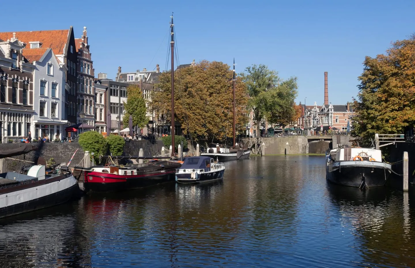 Historic Delfshaven harbour