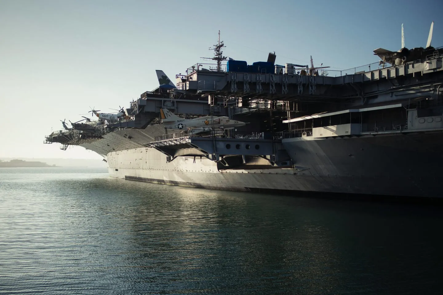 USS Midway Museum and the Embarcadero