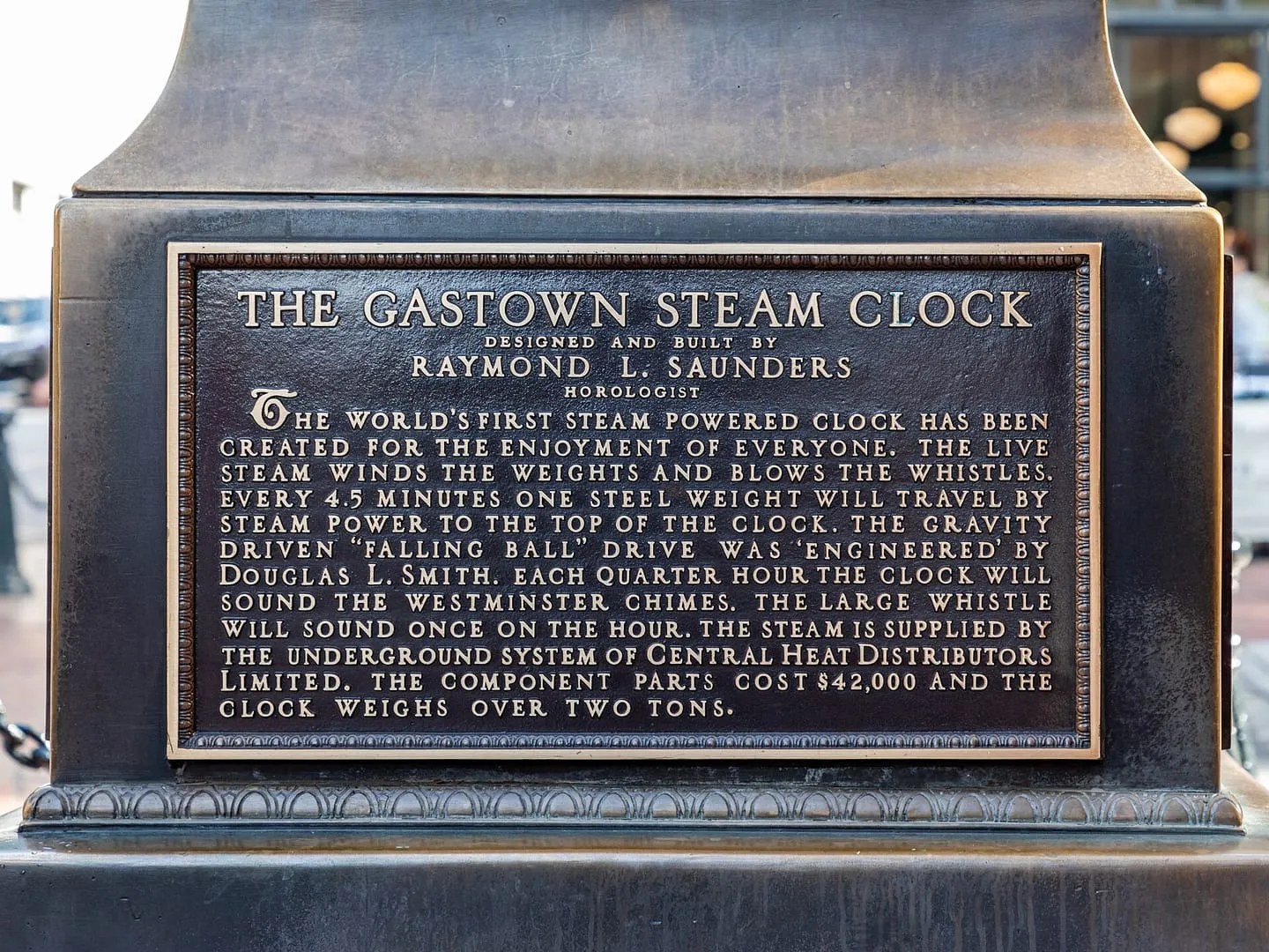Gastown Steam Clock and Water Street