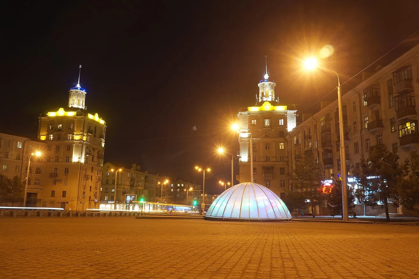 Соборный проспект и городское кафе «Проспект»